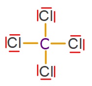 CCl4 Molekülünün Lewis Yapısı