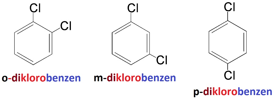 Organik-kimya-hidrokarbonlar-yapı-izomeri-benzen-orto-meta-para-dikloro-benzen