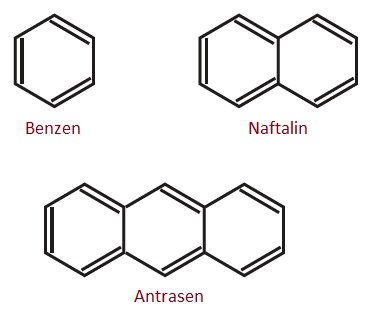 Benzen - Naftalin - Antrasen